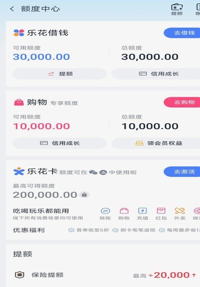 分期乐额度怎么看图片