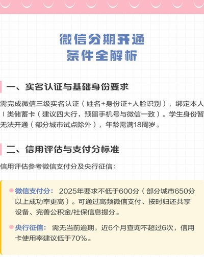 微信分期借款开通指南：如何提升个人信用评分？