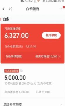 白条里面的加油额度怎么用啊