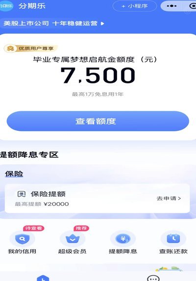 如何查看分期乐总借款金额？